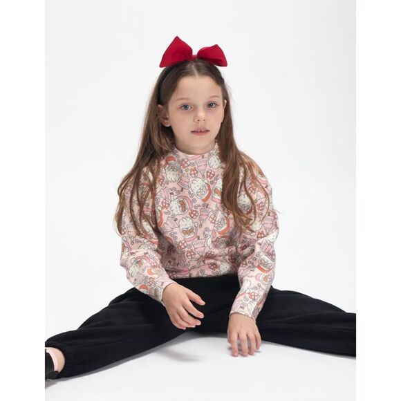 Welaken Girls Christmas Santa Pullover Knitted Sweatshirt Sweater Sz 150/10-12 - Picture 2 of 8